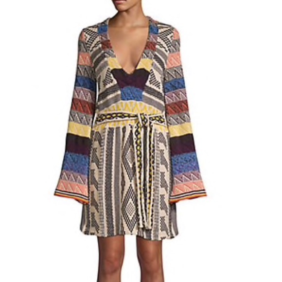 NWT Free People Patchwork Sweater Dress XXS - Picture 2 of 5